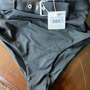 Moschino bikini buckle bottoms size 2 New!